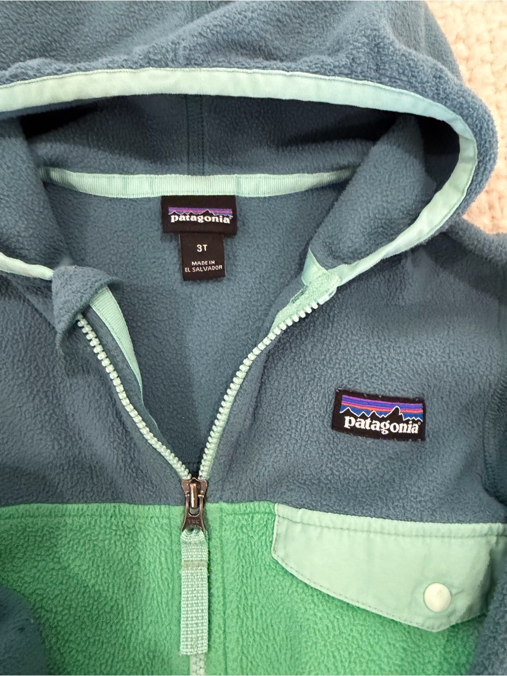 Patagonia Kids' Micro D Zip Up - Picture 2 of 3